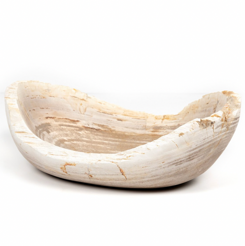 Oval Light Wood Bowl